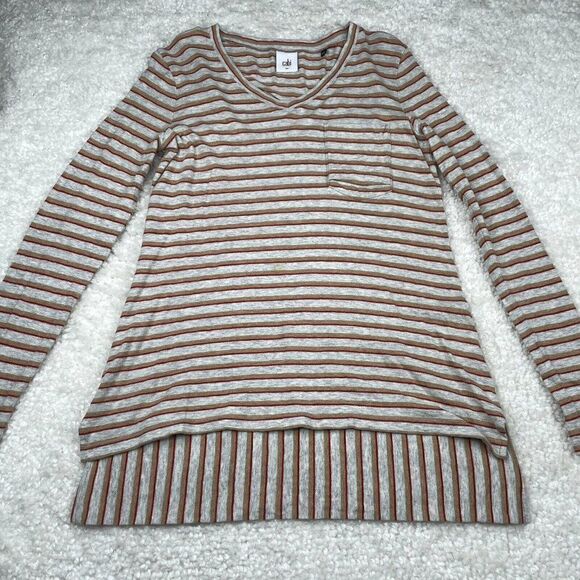 Cabi Striped Skipper Tee  - Picture 2 of 10